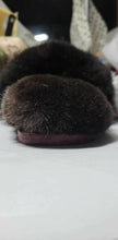 Load image into Gallery viewer, Sea Otter fur padded lined Mule Shoes