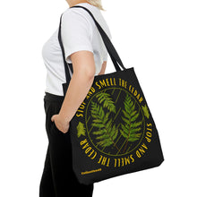 Load image into Gallery viewer, Stop &amp; Smell the Cedar Tote Bag