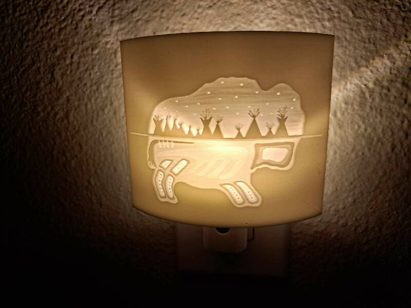 Custom Art 3D Printed Night Light – Collective49