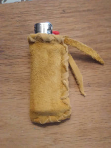 Leather lighter case
