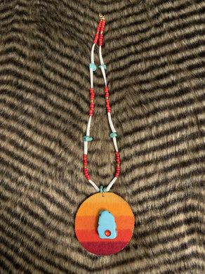 Children's Necklace with Turquoise