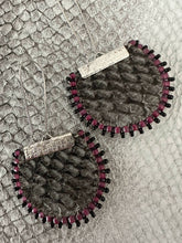 Load image into Gallery viewer, Seal skin earrings