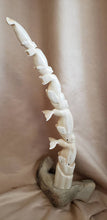 Load image into Gallery viewer, Bryon L Amos Ivory Tusk Sculpture