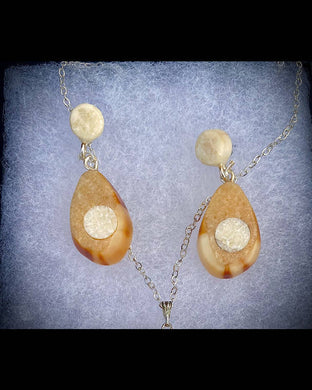 Ivory earrings