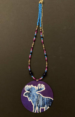 Children's Necklace Alaska Moose