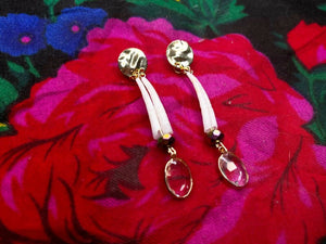 Dentalium Drop Earrings