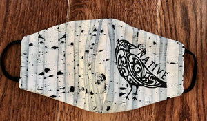 Raven Design Cotton face mask