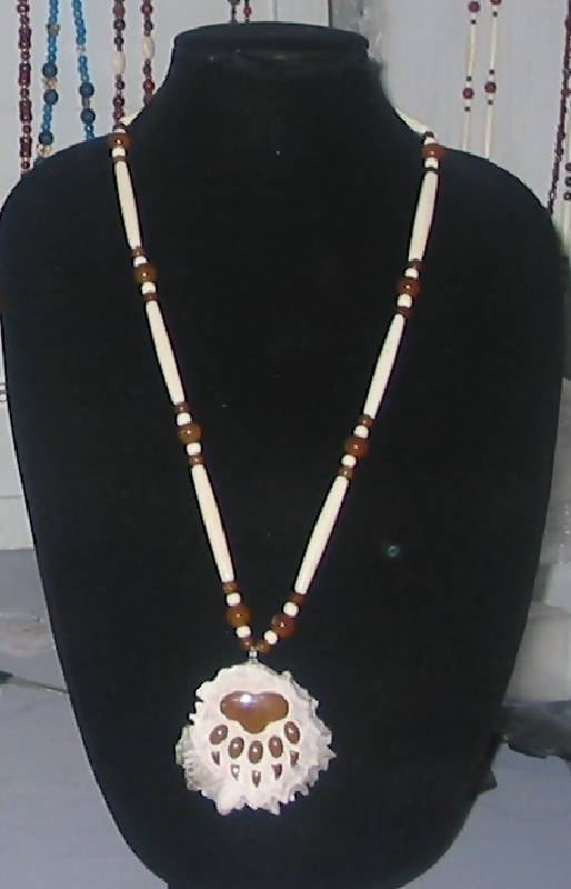 Jasper/Moose antler necklace