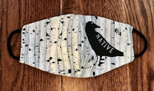 Load image into Gallery viewer, Raven Cotton face mask