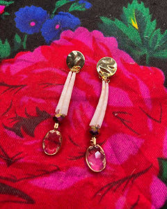 Dentalium Drop Earrings