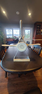 Grey whale bone with stand