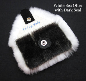 Sea Otter and Seal Pocket Purse