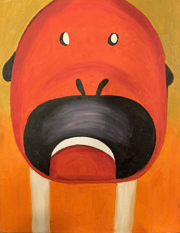 King Island Walrus Mask