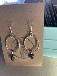 Silver hoop