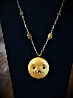 Look At You Seal Face Necklace