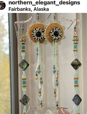 5” Moose Hide Earrings