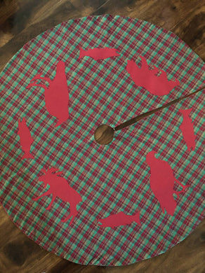 Alaska Animals Tree Skirt