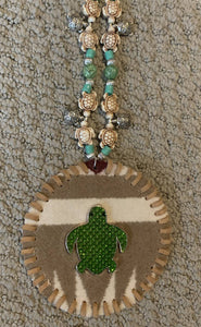 Pendleton Pendant turtle necklace