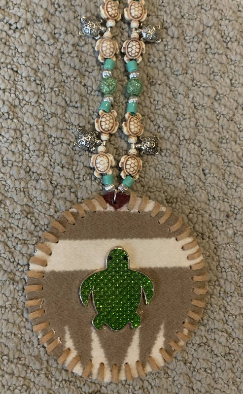 Pendleton Pendant turtle necklace