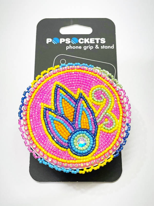 Beaded popsocket