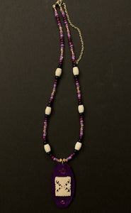 Children's Necklace with carved ivory