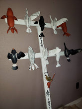 Load image into Gallery viewer, Nunivak Island &quot;Sea mammal and a Flying bird Dancing Stick&quot;