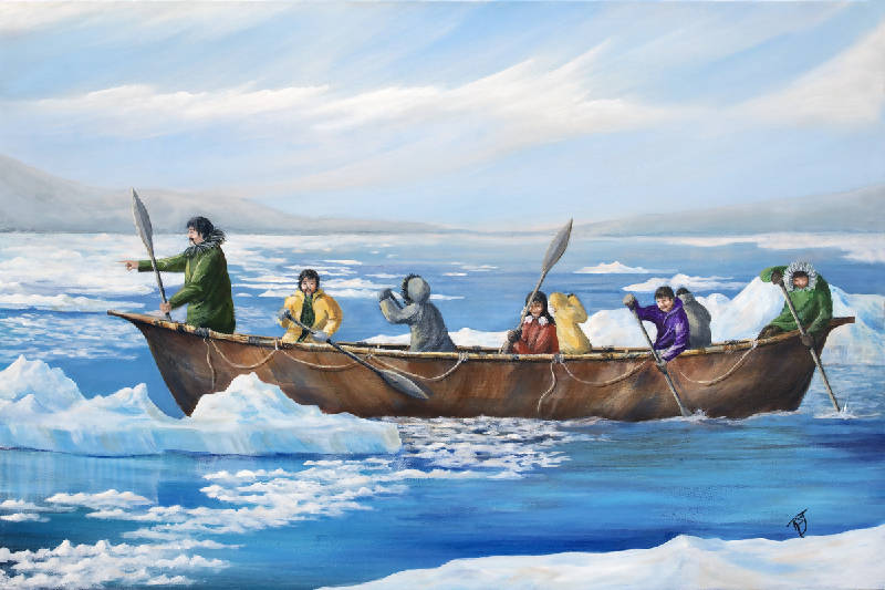 Umiak Rowers