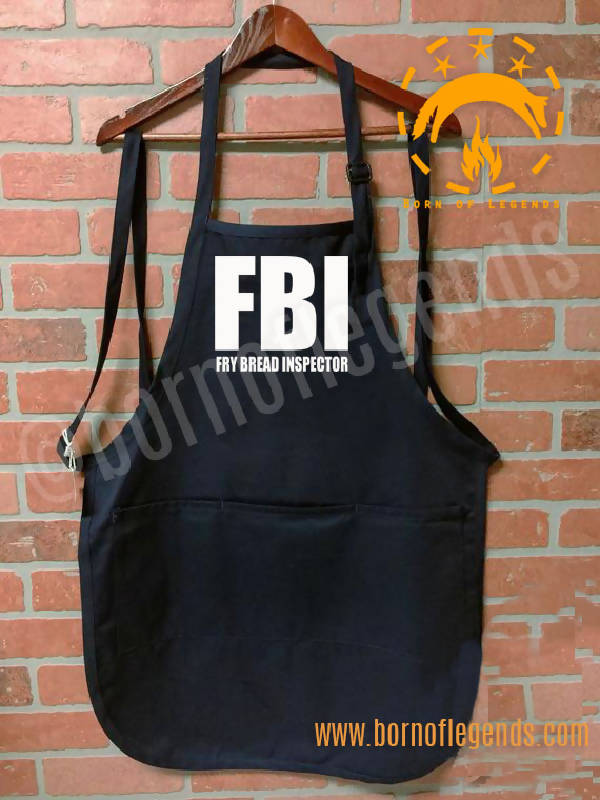apron: FBI - fry bread inspector