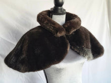 Load image into Gallery viewer, Sea Otter fur Capelet Large