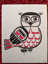 Load image into Gallery viewer, Owl &quot;Tsísk&#39;w&quot; Print