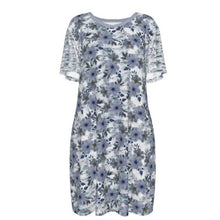 Load image into Gallery viewer, Arctic Floral T-Dress