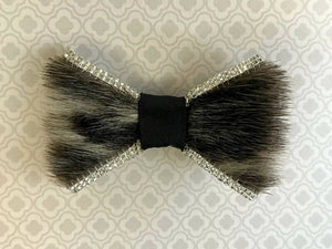 Sealskin Bow Clip