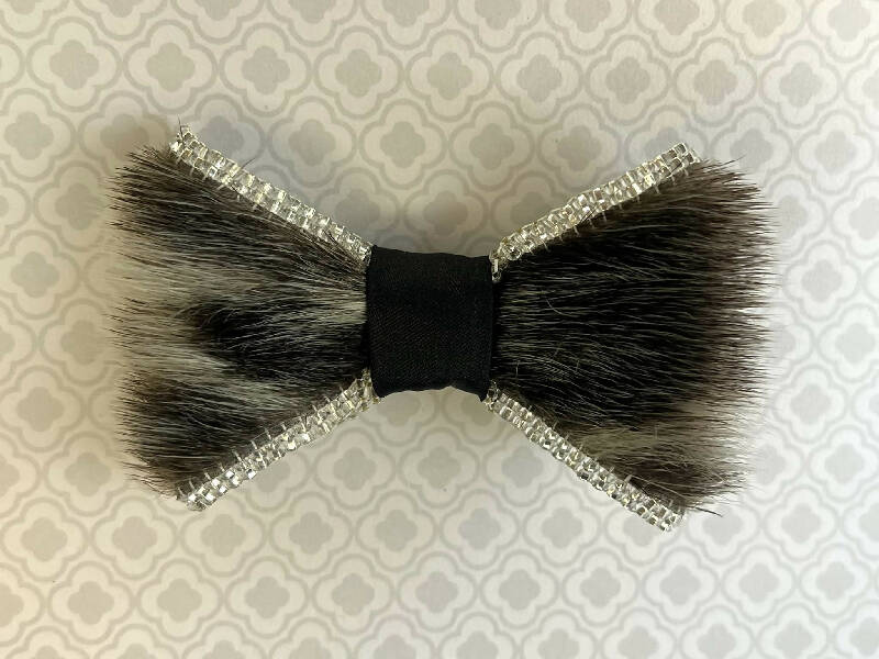 Sealskin Bow Clip