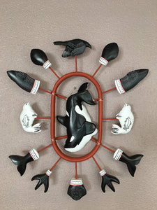 Alaskan Orca Killer Whale mask