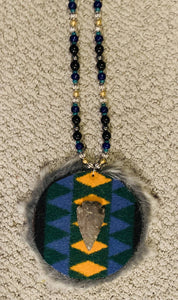 Arrow-head Pendleton Pendant Necklace