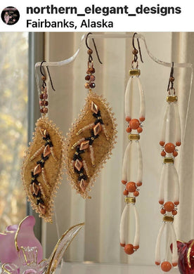 4” Moose Hide Earrings