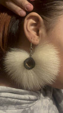 Load image into Gallery viewer, Polar Bear Earrings (Infinity Ovoid)