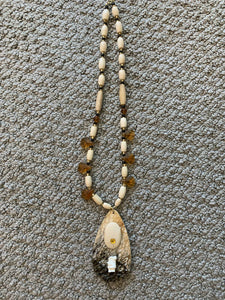 Children's Necklace with carved ivory