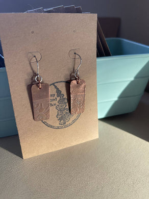 Embossed copper