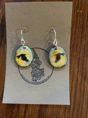 Enamel raven